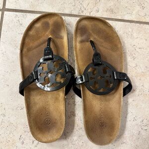 Tory Burch Miller Black Slide Sandals